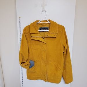 Corduroy yellow jacket size medium